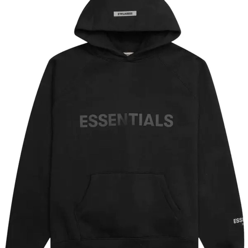 Essentials Black Hoodie by Fear of God